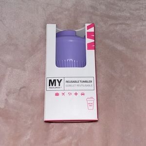 NEW My Tagalong purple 18oz reusable travel. NEVER USED